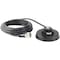 Tram 3-1/4-Inch Black Zinc NMO Magnet Mount with RG58 Coaxial Cable and UHF PL-259 Connector 1235 - alternate 1